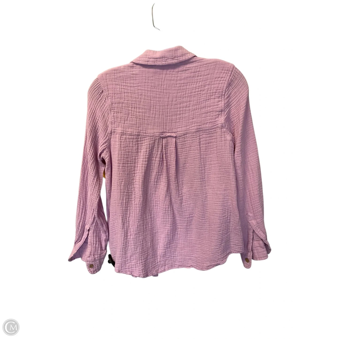 Top Long Sleeve By Beachlunchlounge In Purple, Size: S