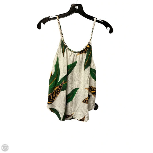 Top Sleeveless By Farm Rio In Tropical Print, Size: Xs