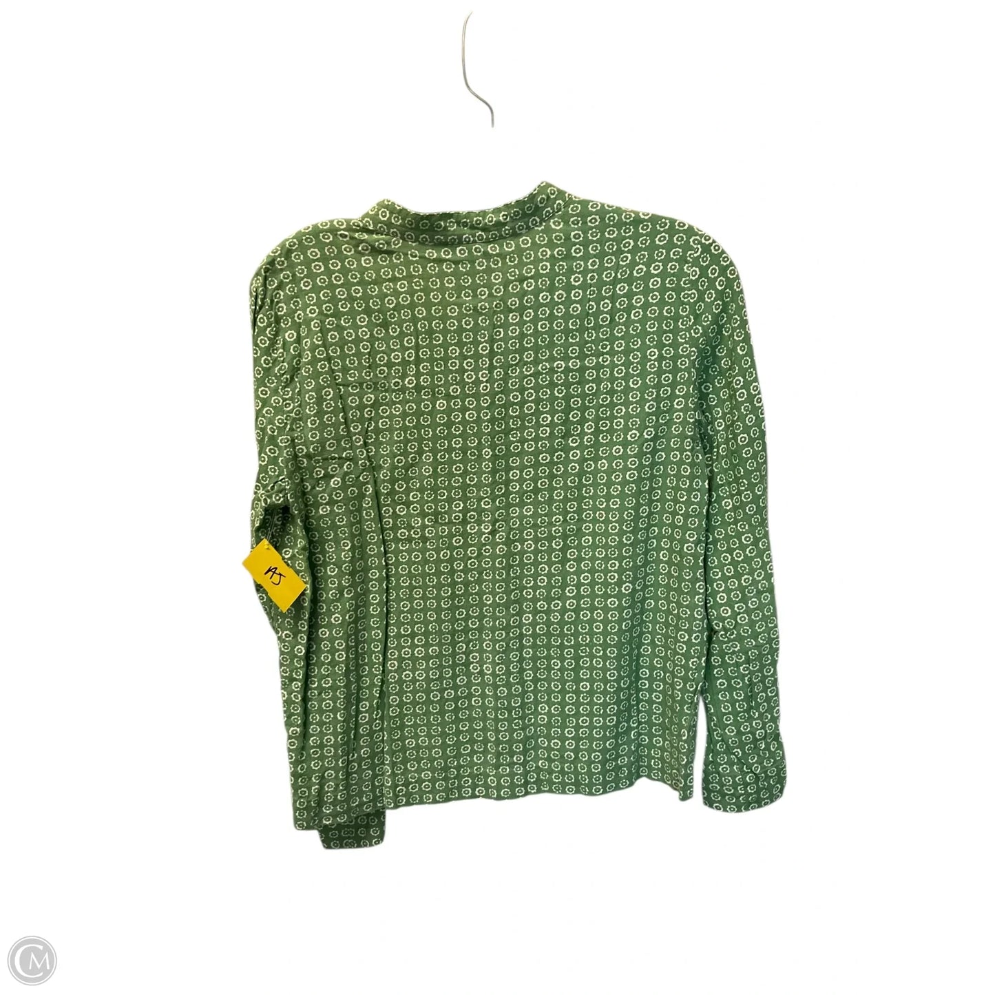 Top Long Sleeve By Ann Taylor In Green, Size: Xs