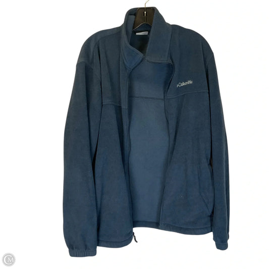 Jacket Fleece By Columbia In Blue, Size: L