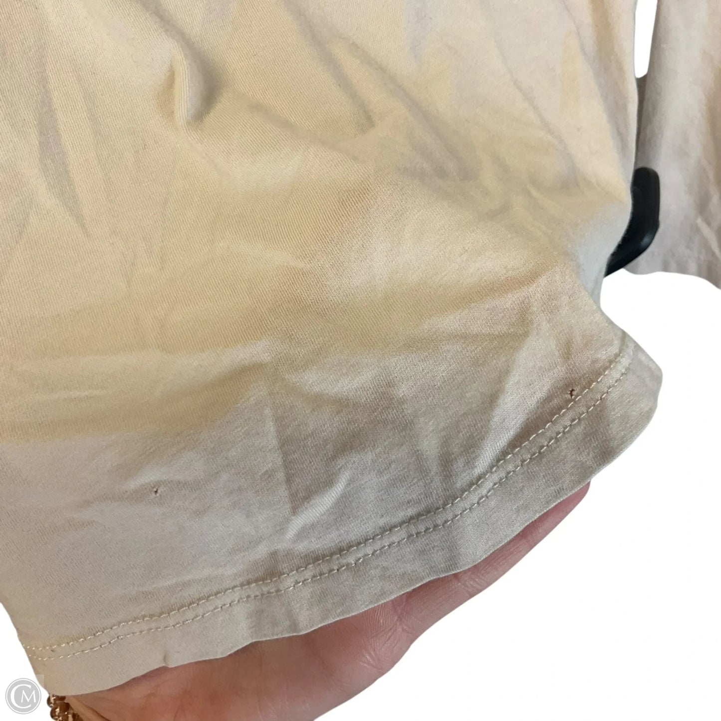 Top Long Sleeve Basic By Joie In Tan, Size: M