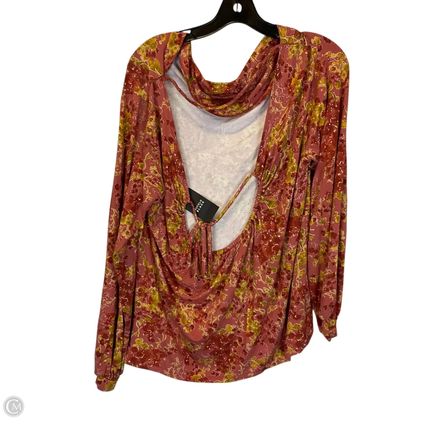 Top Long Sleeve By Buckle Black In Mauve, Size: M