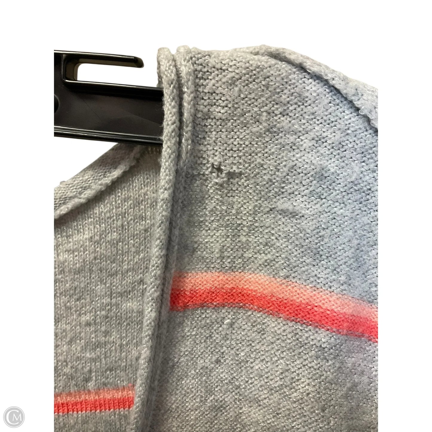 Top Long Sleeve By Free People In Grey & Pink, Size: M