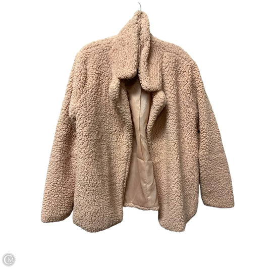 Jacket Faux Fur & Sherpa By Umgee In Pink, Size: M