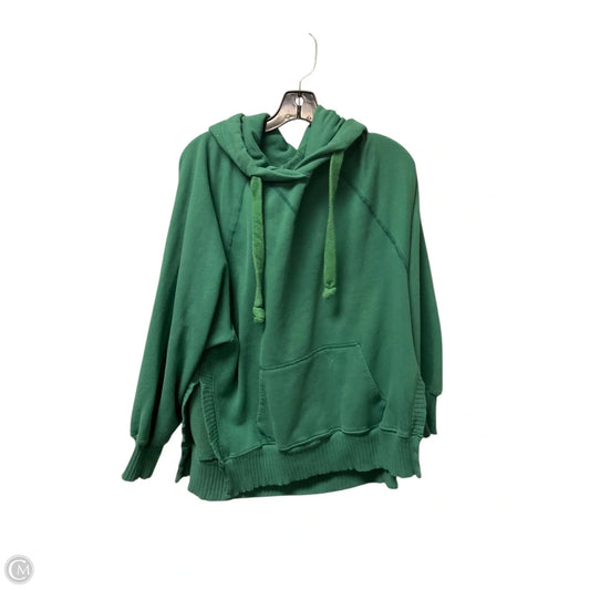 Sweatshirt Hoodie By American Eagle In Green, Size: L