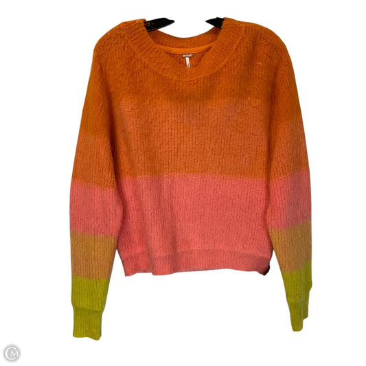 Sweater By Free People In Rainbow Print, Size: S