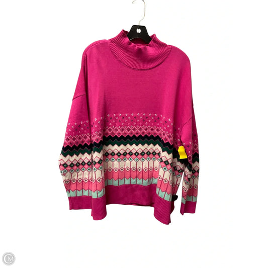Sweater By Crown And Ivy In Pink, Size: Xl