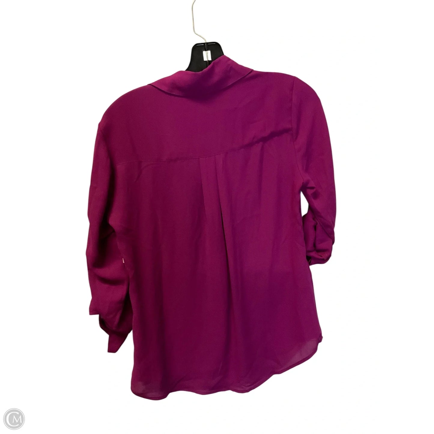 Top Long Sleeve By Express In Purple, Size: Xs