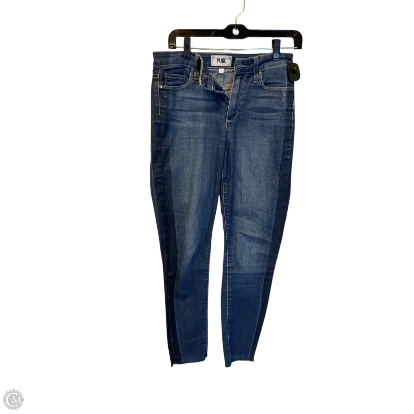 Jeans Straight By Paige In Blue Denim, Size: 2