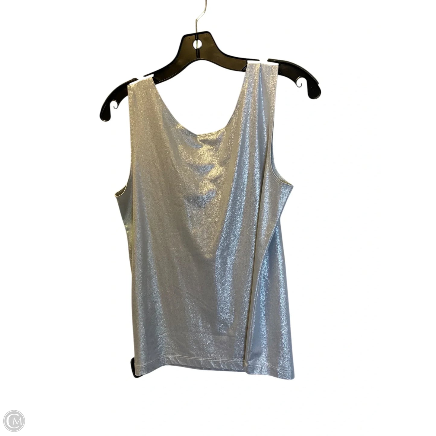 Top Sleeveless By Chicos In Grey, Size: S