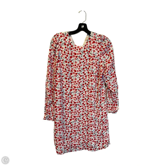 Dress Casual Short By Loft In Red & White, Size: S