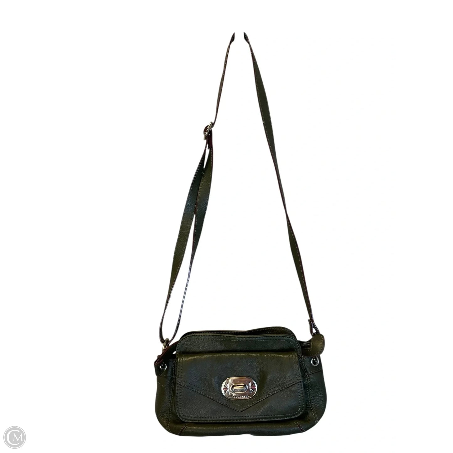 Crossbody Leather By Isaac Mizrahi, Size: Small