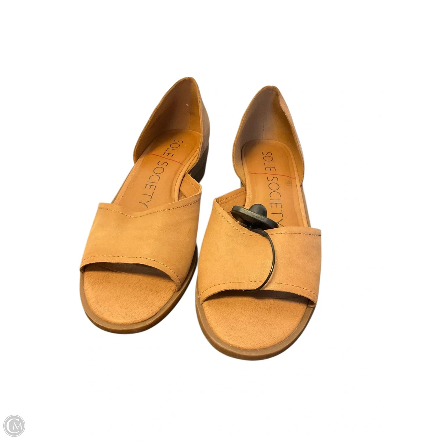 Sandals Heels Wedge By Sole Society In Brown, Size: 9