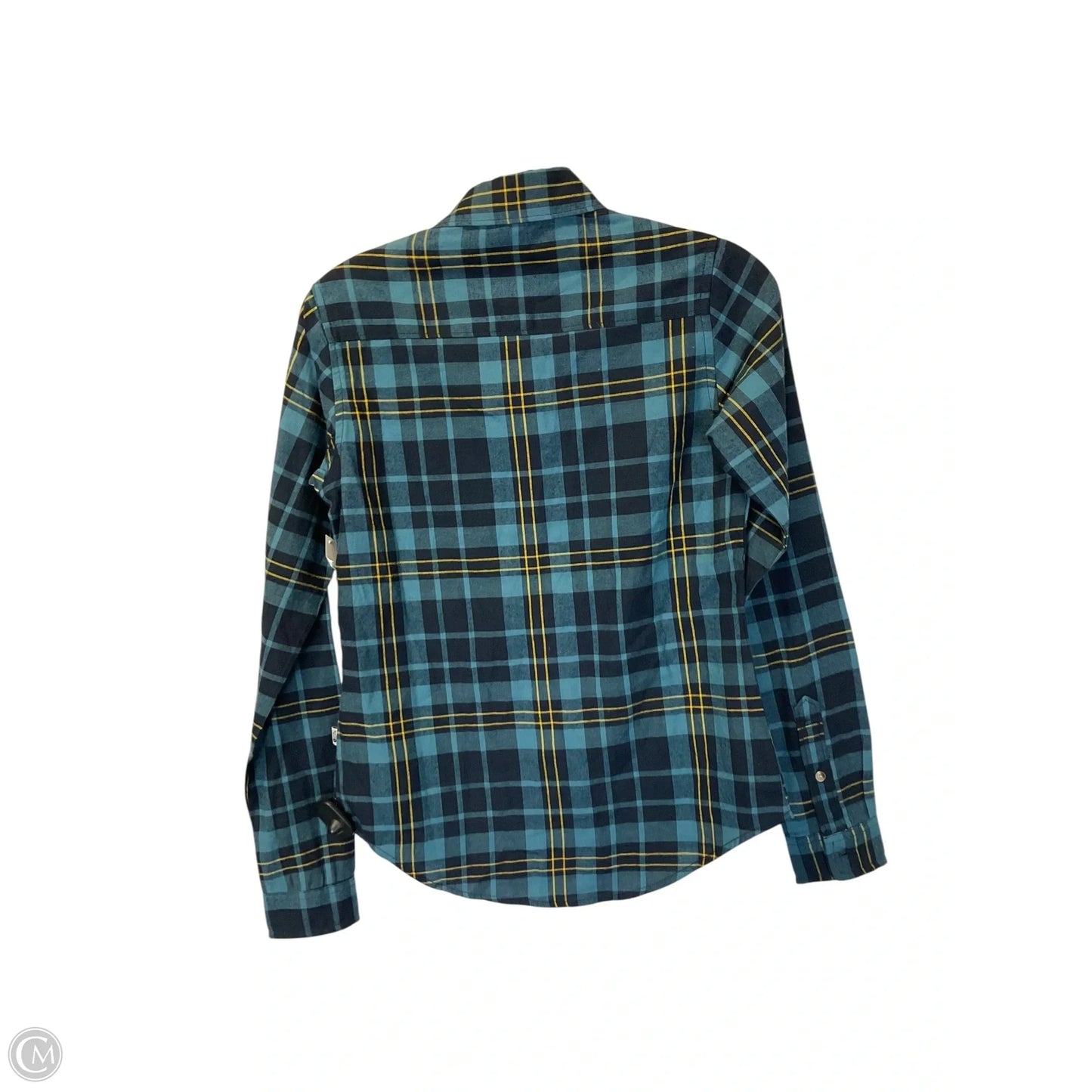 Top Long Sleeve By The North Face In Plaid Pattern, Size: Xs