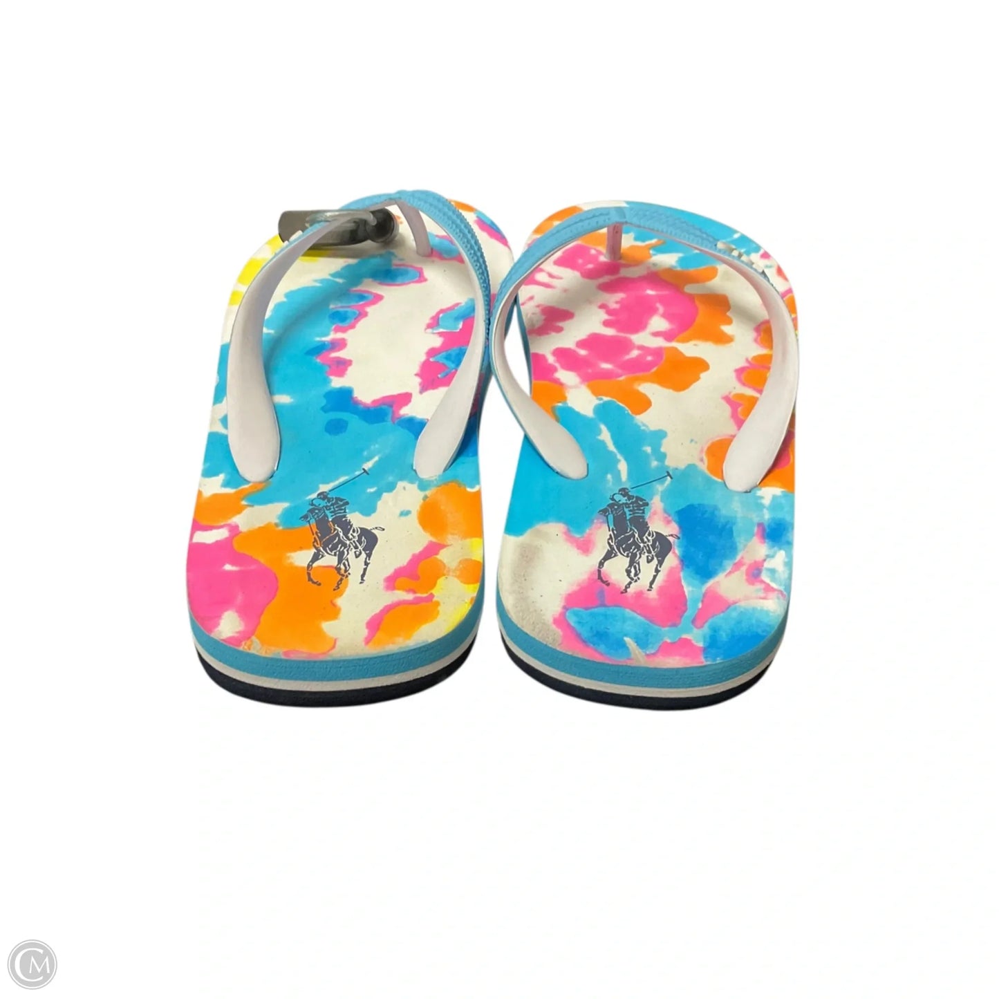Sandals Flip Flops By Polo Ralph Lauren In Multi-colored, Size: 9