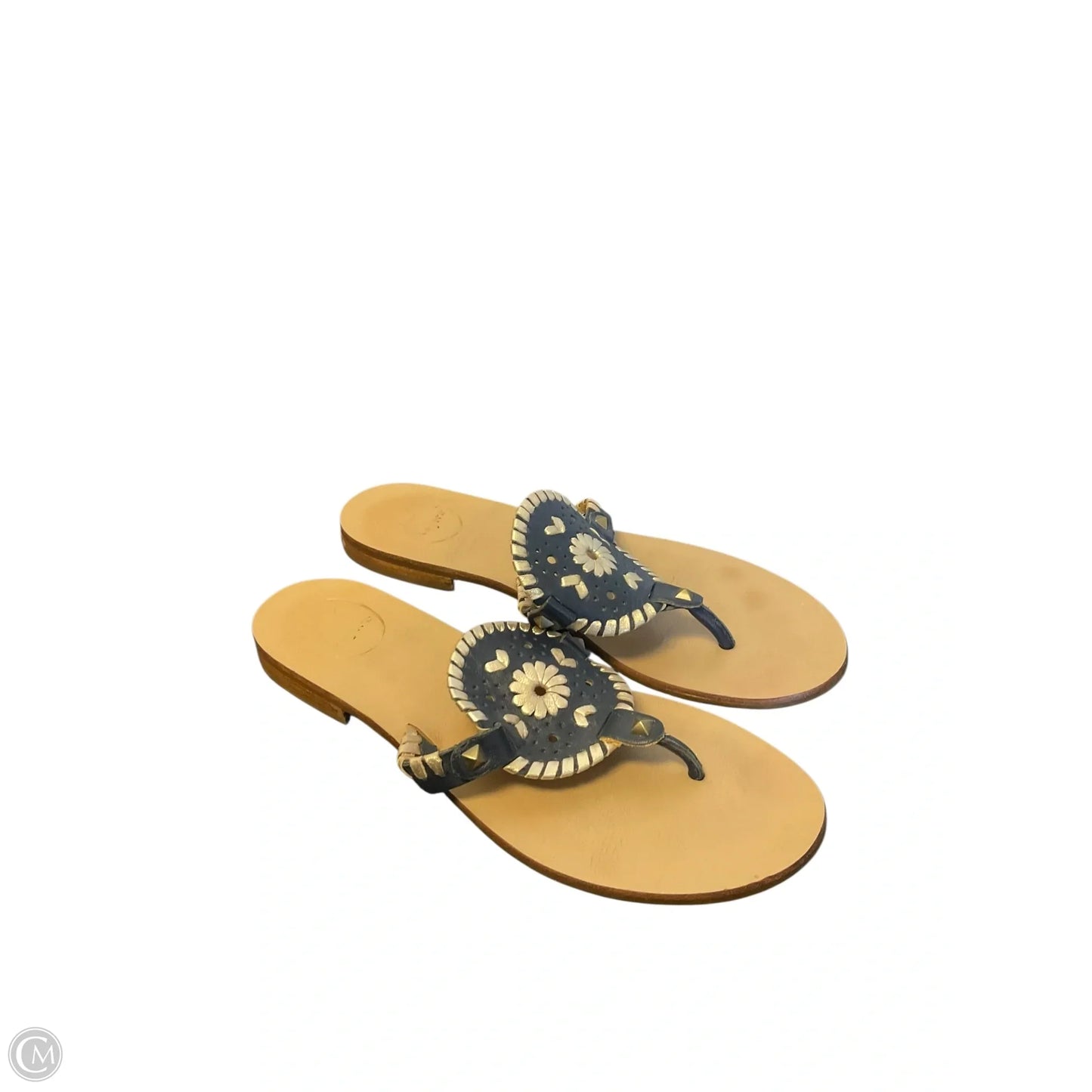 Sandals Flats By Jack Rogers In Blue, Size: 8