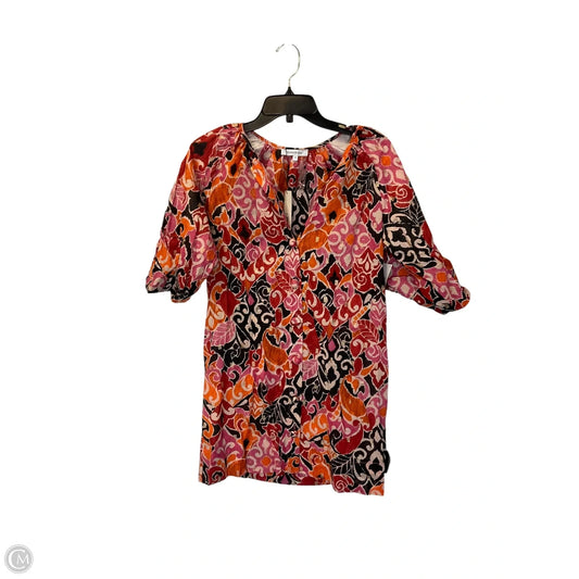 Dress Casual Short By Olivaceous In Orange & Pink, Size: S