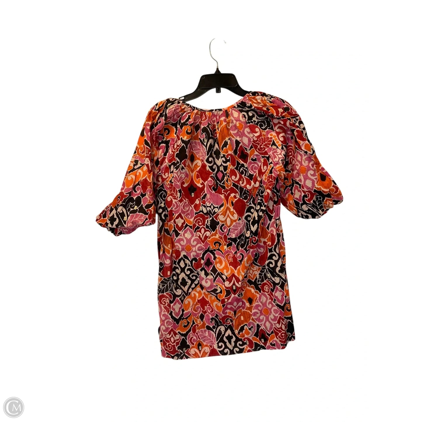 Dress Casual Short By Olivaceous In Orange & Pink, Size: S