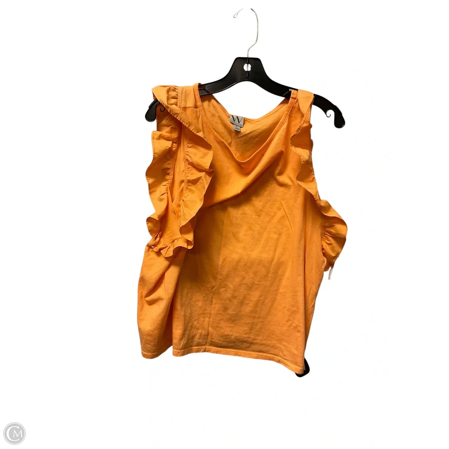 Top Sleeveless By Worthington In Orange, Size: Xl