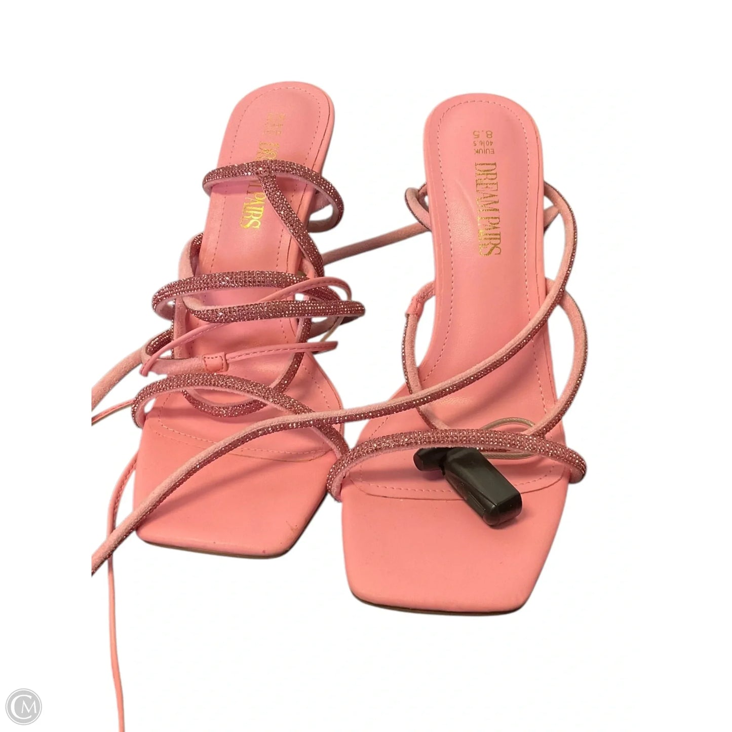 Sandals Heels Stiletto By Clothes Mentor In Pink, Size: 8.5