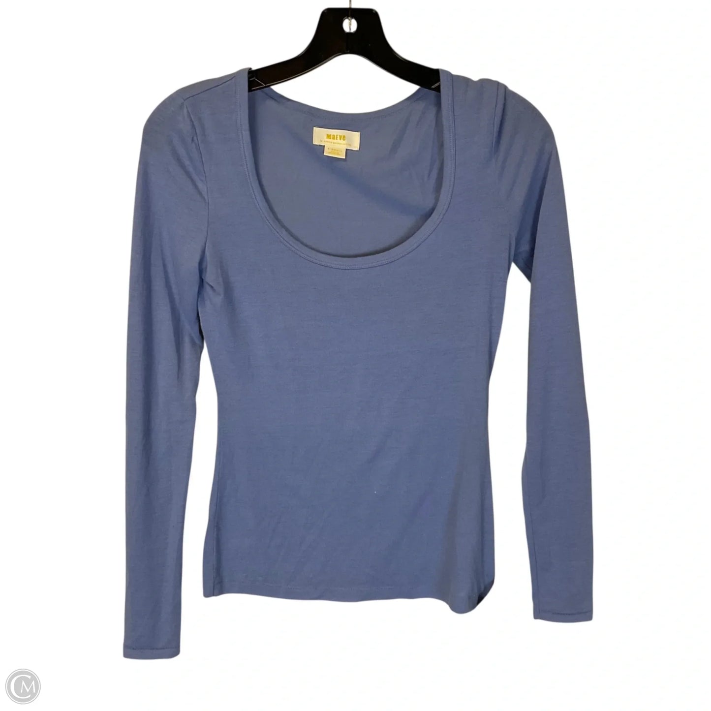 Top Long Sleeve Basic By Maeve In Blue, Size: Xs