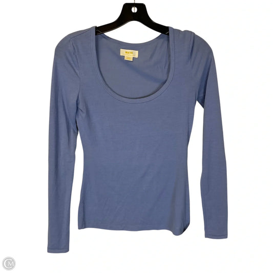 Top Long Sleeve Basic By Maeve In Blue, Size: Xs