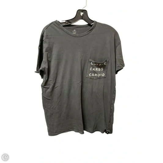 Top Short Sleeve Basic By Aerie In Grey, Size: S