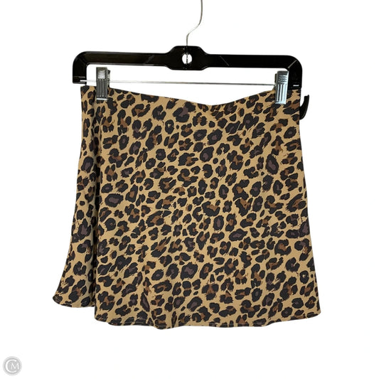 Skort By Abercrombie And Fitch In Animal Print, Size: Xs