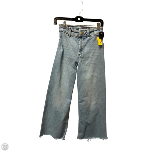Jeans Wide Leg By Antonio Melani In Blue Denim, Size: 0