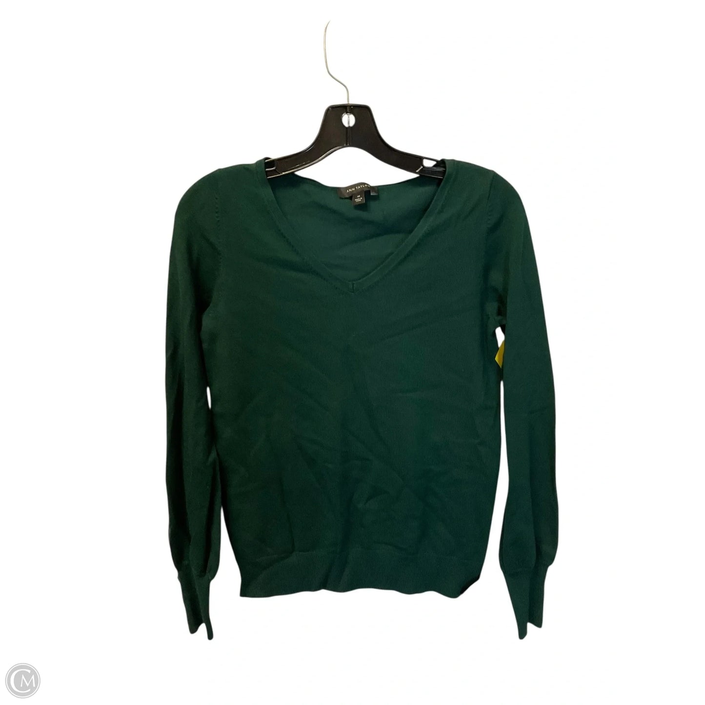 Top Long Sleeve By Ann Taylor In Green, Size: Xs