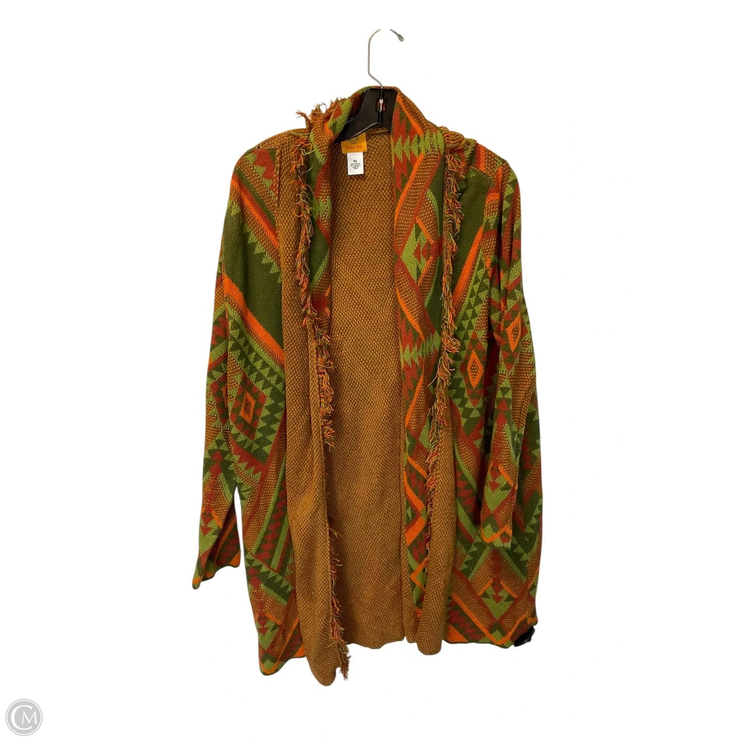 Cardigan By Ruby Rd In Orange, Size: Xl