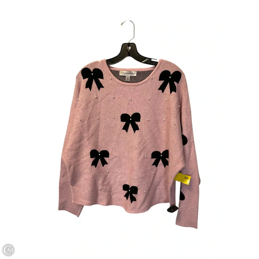 Sweater By Catherine Malandrino In Pink, Size: L