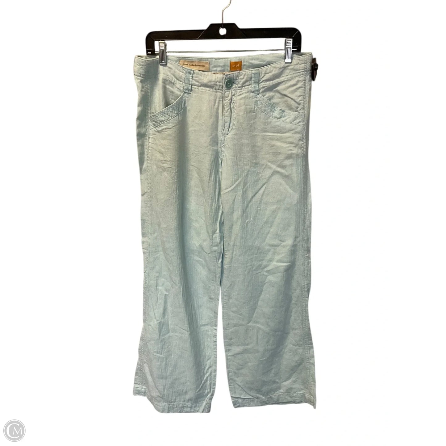 Pants Linen By Pilcro In Blue, Size: 8