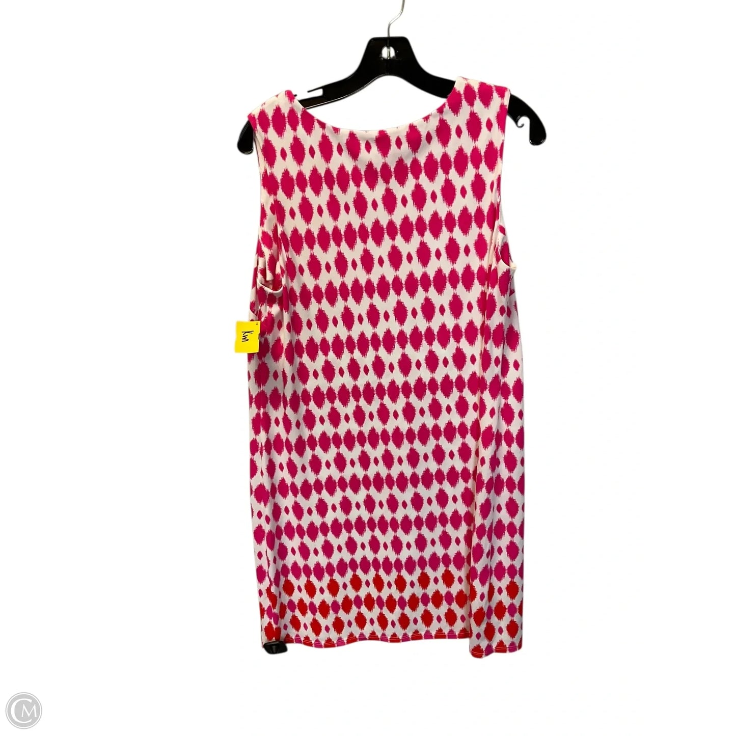 Dress Casual Short By Jude Connally In Pink & White, Size: L