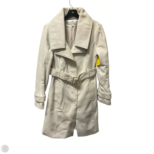 Coat Trench Coat By New York And Co In White, Size: L