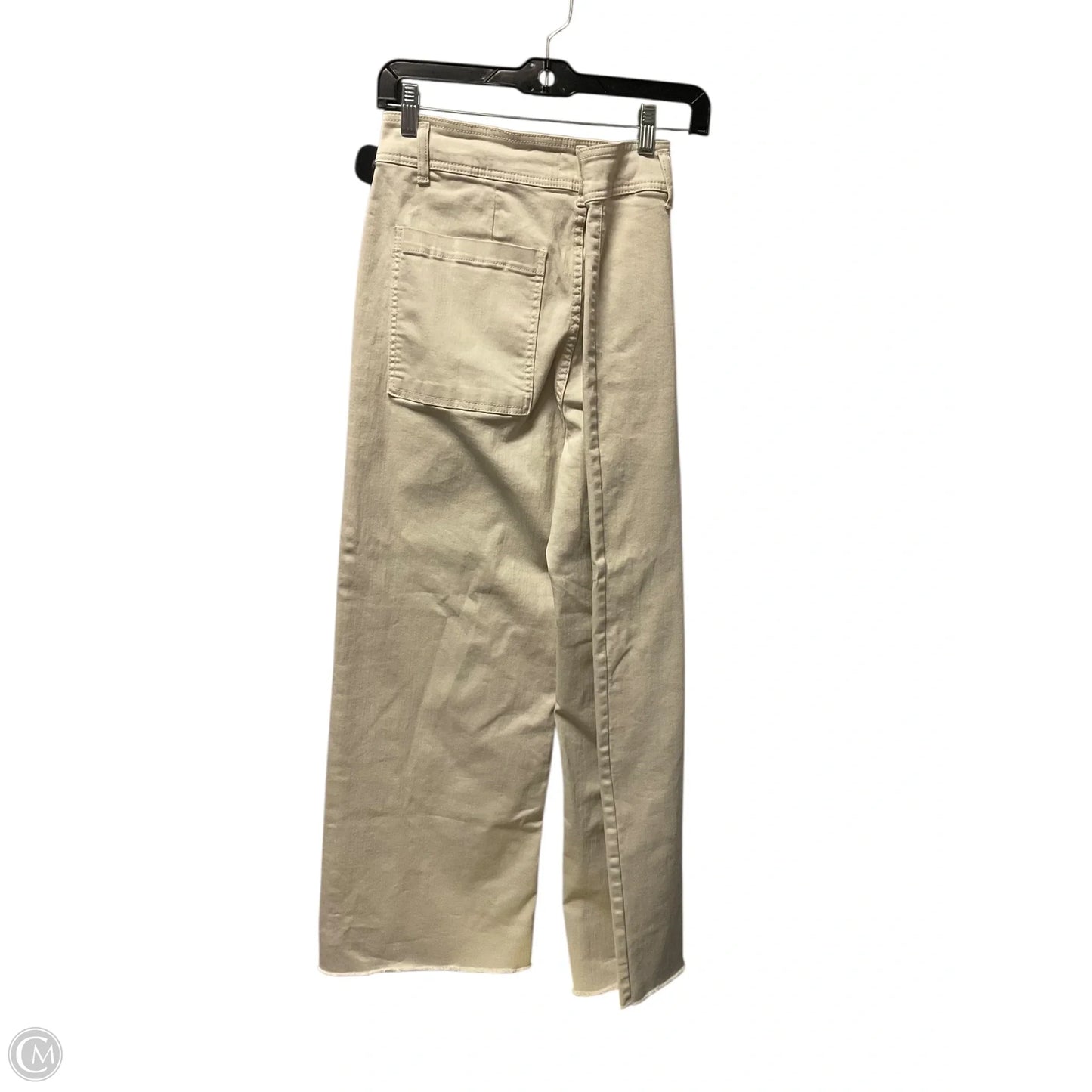 Jeans Wide Leg By Oat In Beige, Size: 12