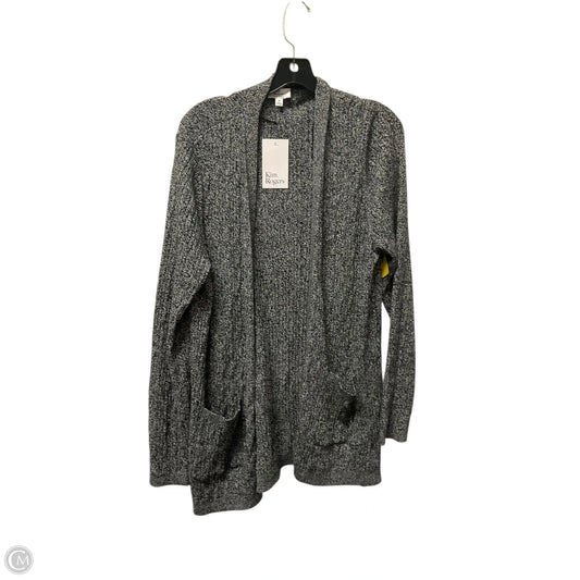 Cardigan By Kim Rogers In Grey, Size: Xl