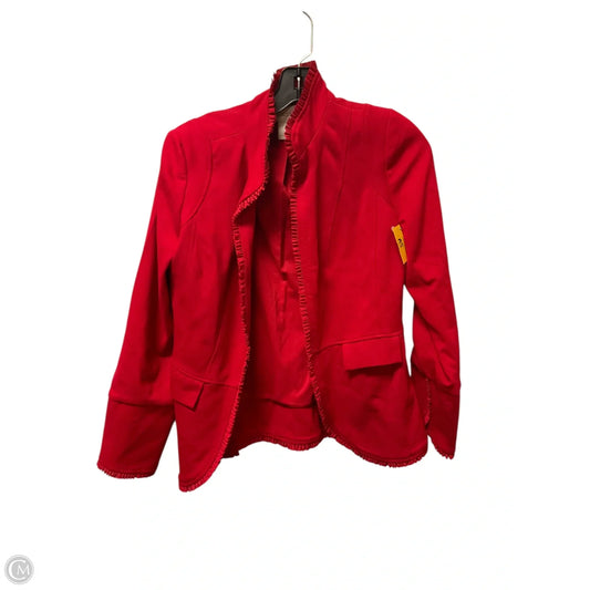 Blazer By Chicos In Red, Size: S