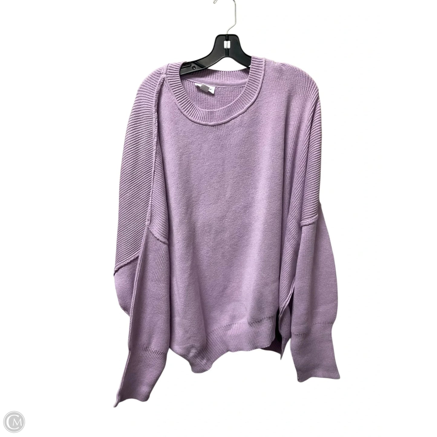 Sweater By Chicsoul In Purple, Size: 2x