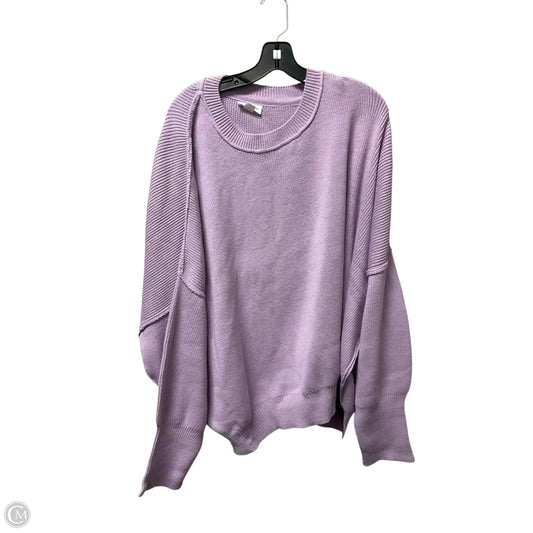 Sweater By Chicsoul In Purple, Size: 2x