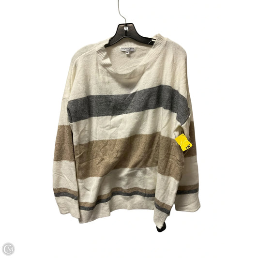 Top Long Sleeve By Chicsoul In Tan, Size: 3x