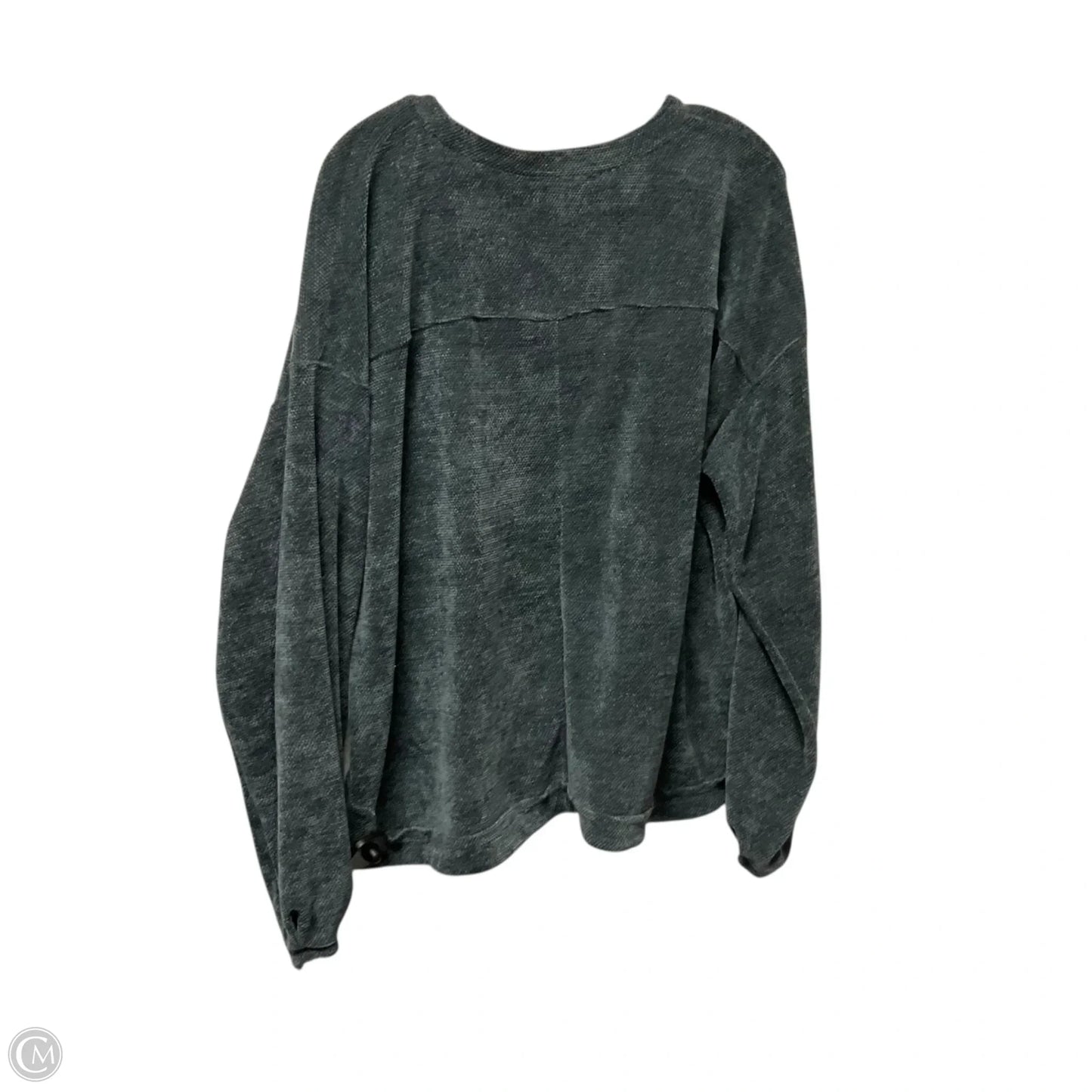 Top Long Sleeve By New In In Blue, Size: 1x