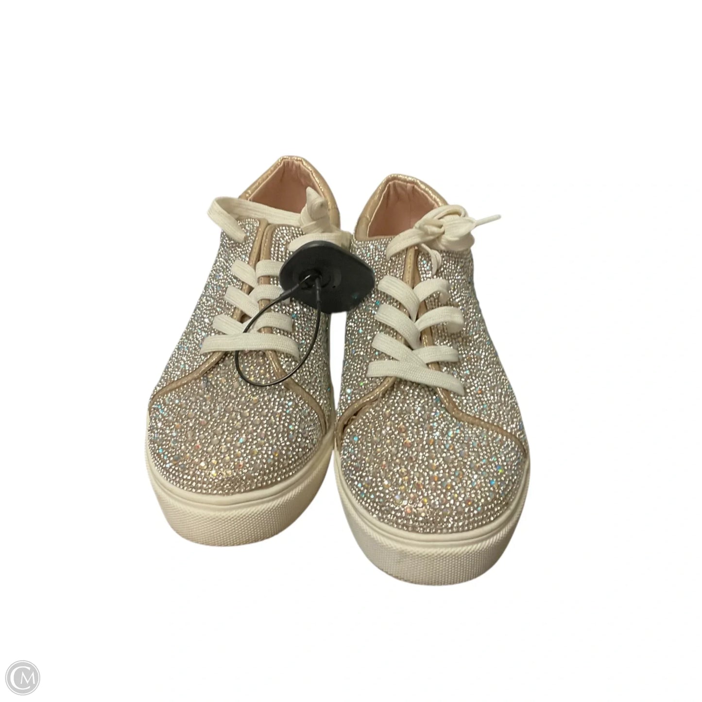 Shoes Flats By Clothes Mentor In Silver, Size: 10