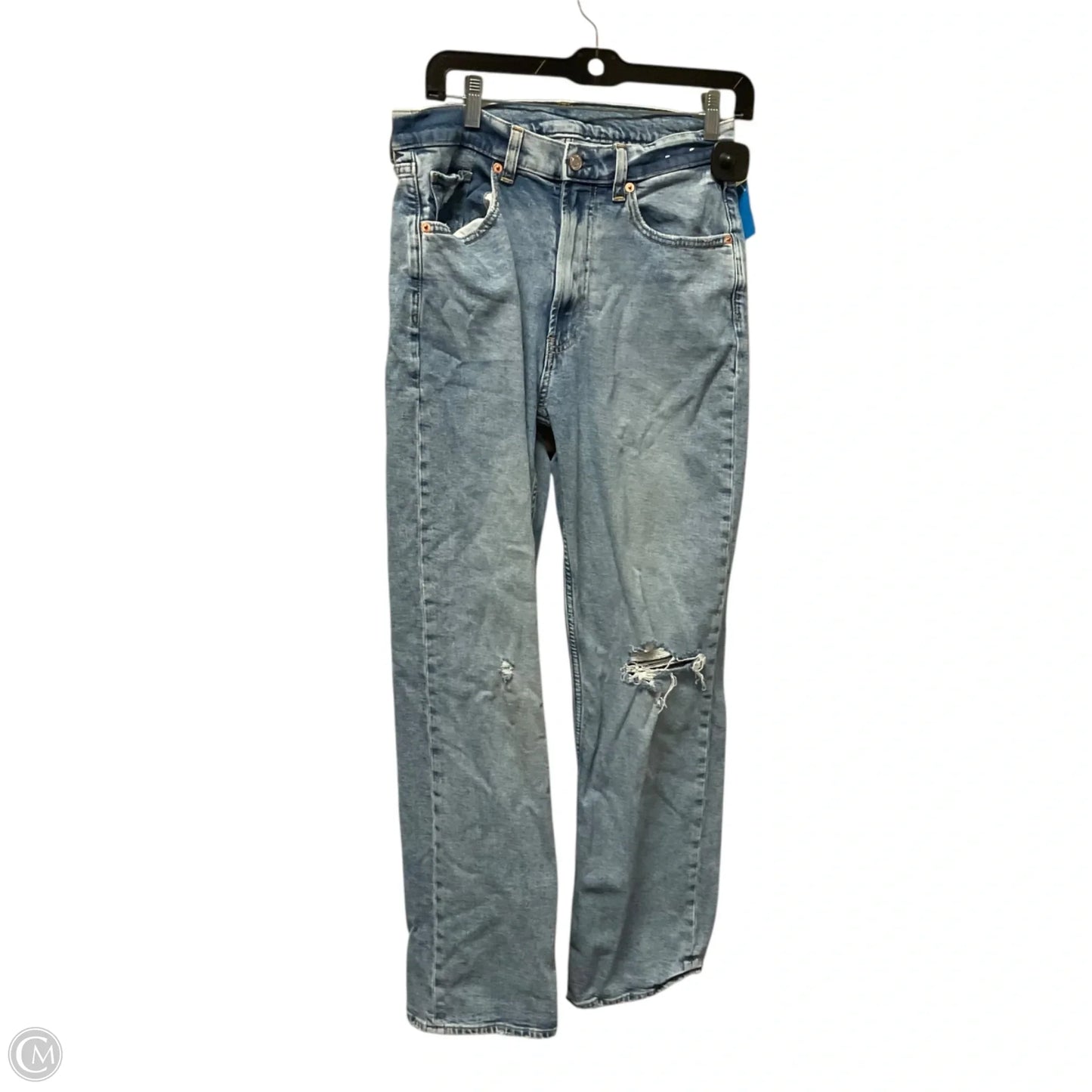 Jeans Straight By Gap In Blue Denim, Size: 6