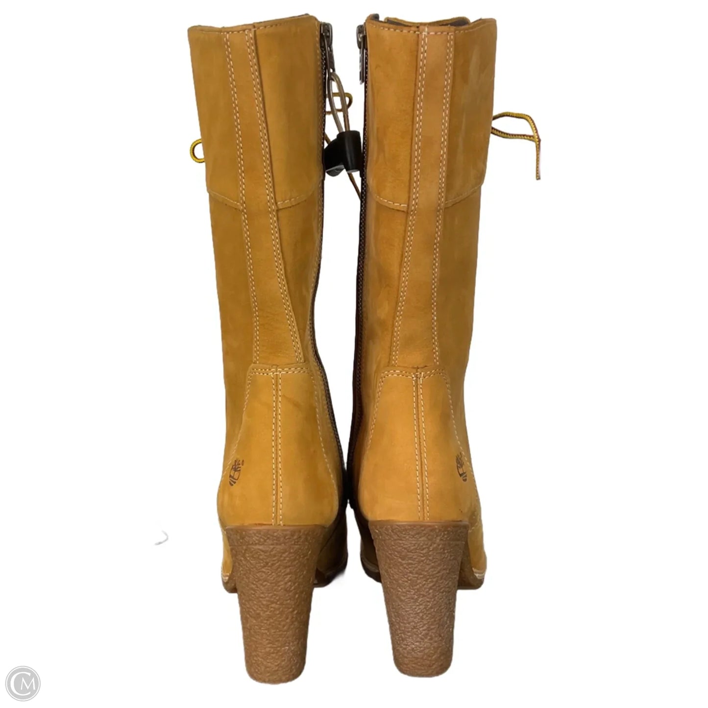 Boots Mid-calf Heels By Timberland In Yellow, Size: 7.5