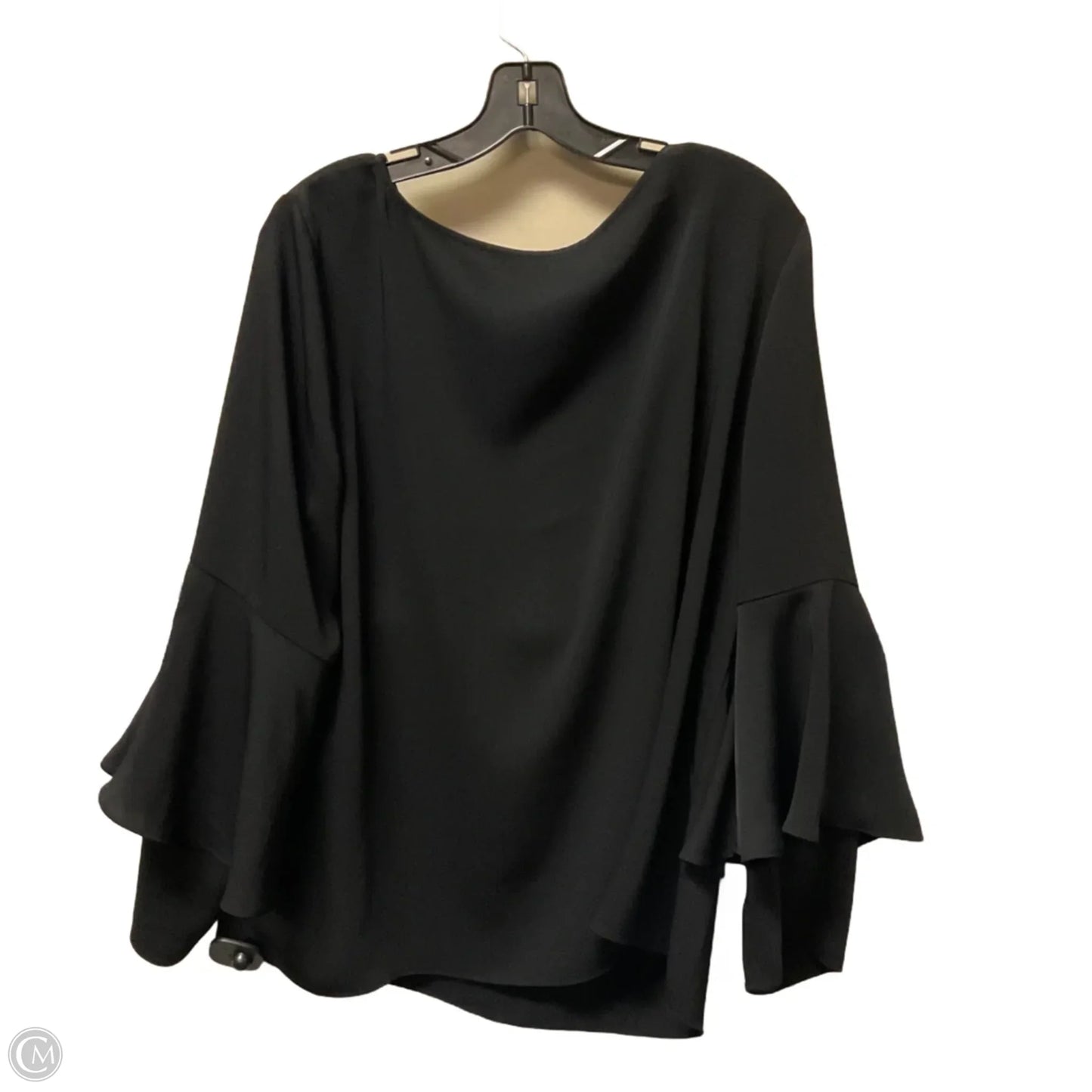 Top Long Sleeve By Chicos In Black, Size: 16