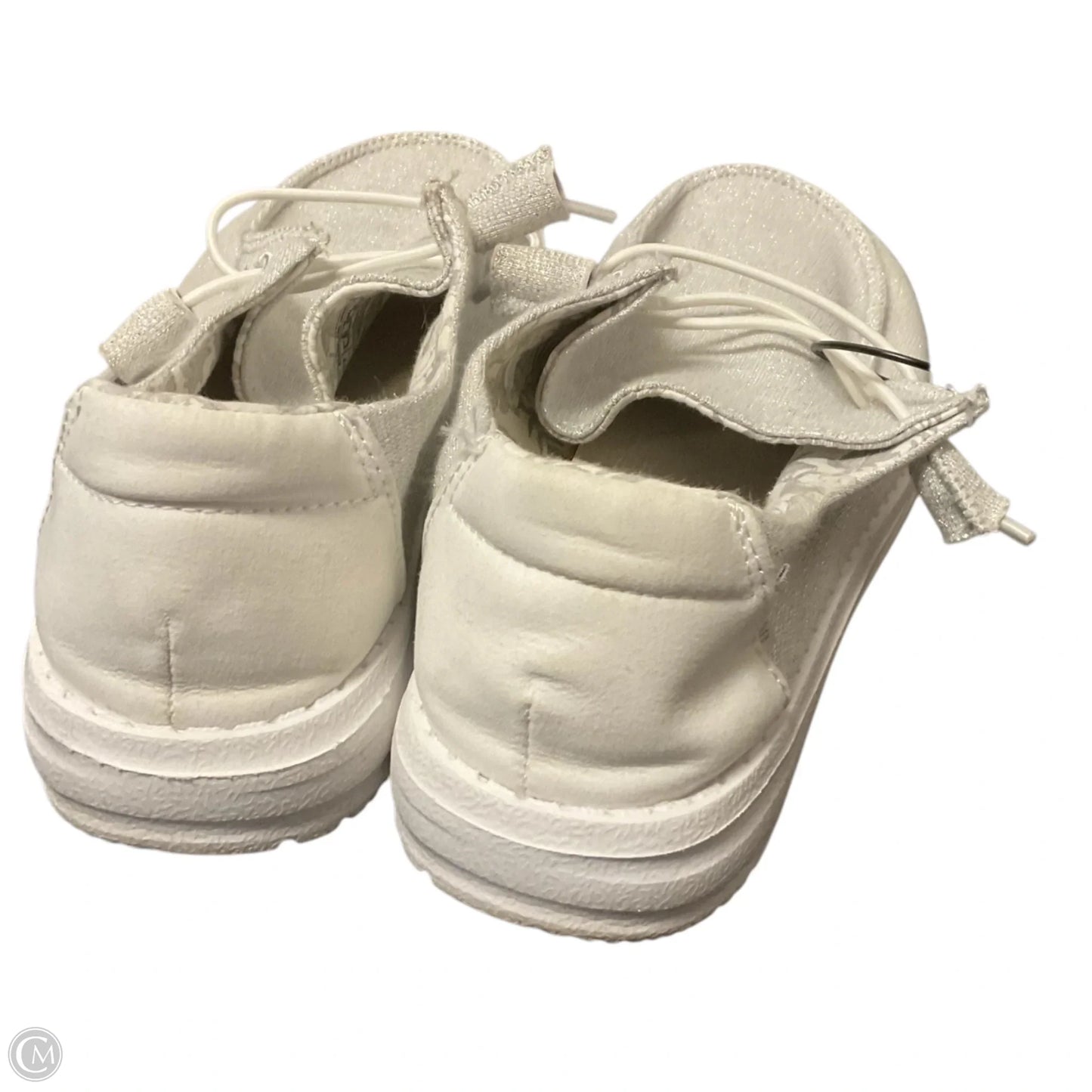 Shoes Flats By Hey Dude In Grey, Size: 7