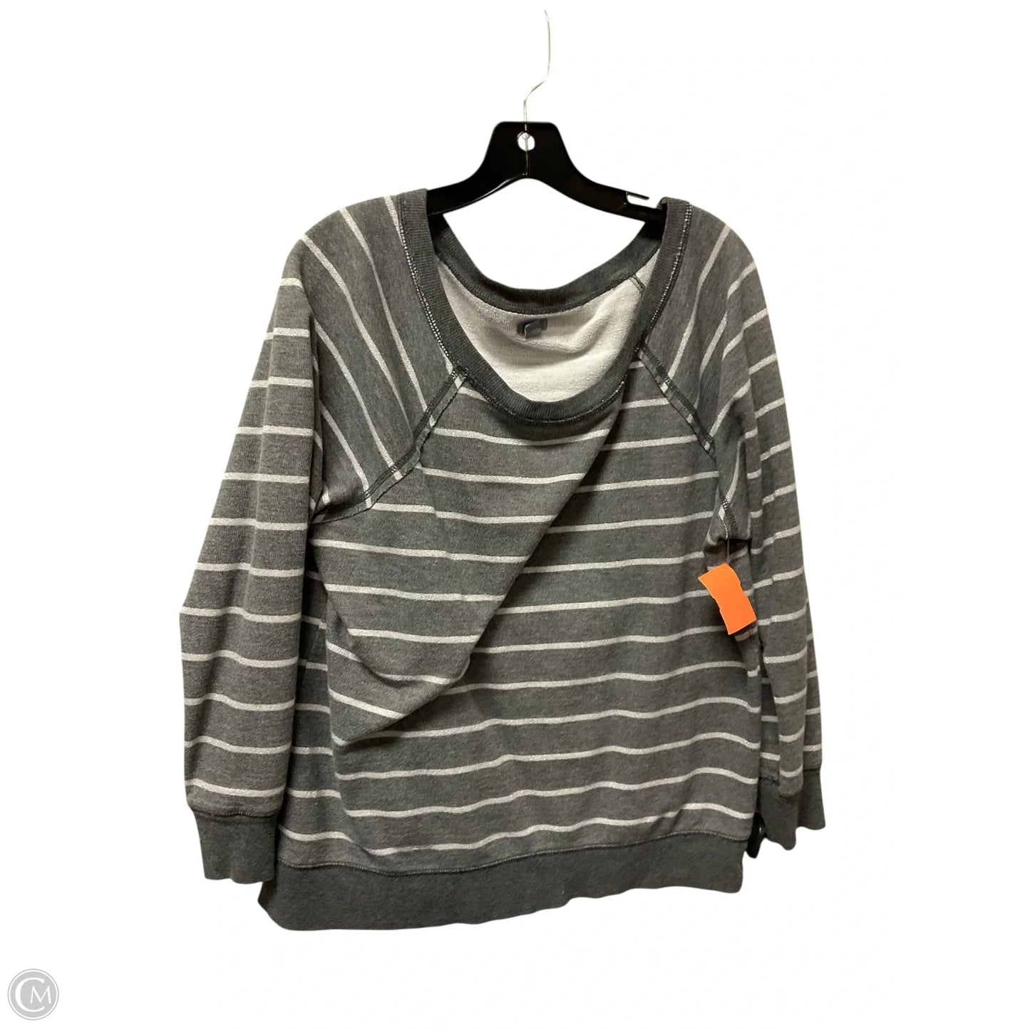 Top Long Sleeve By Aerie In Grey, Size: L