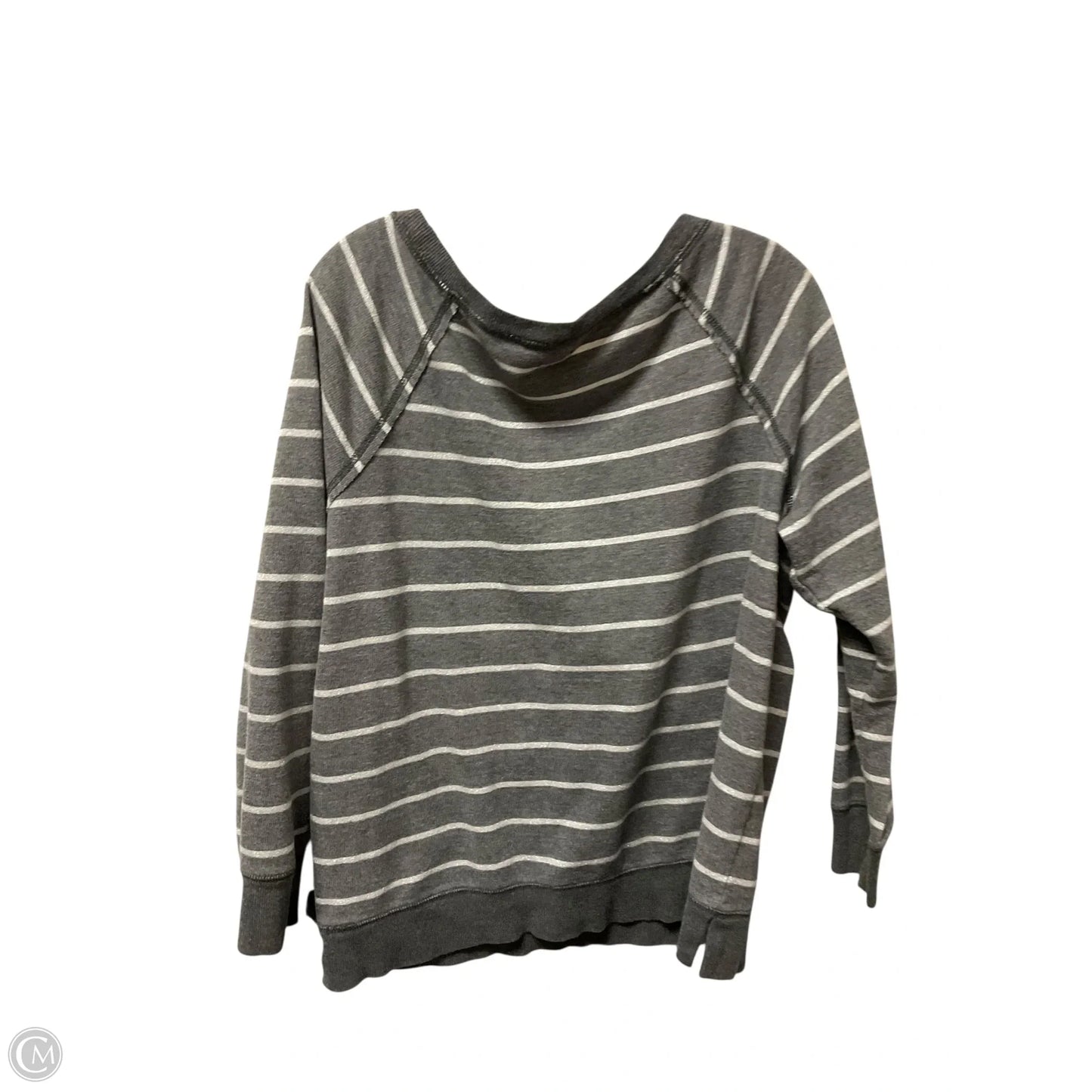 Top Long Sleeve By Aerie In Grey, Size: L