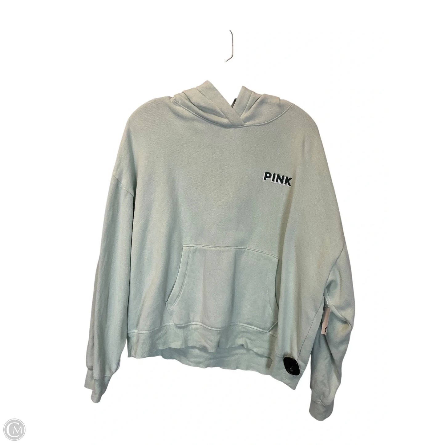 Sweatshirt Hoodie By Pink In Green, Size: L